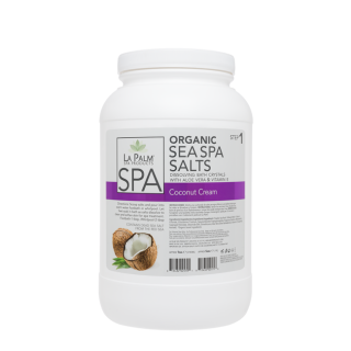 La Palm, Organic Sea Spa Salts, Coconut Cream, 1Gal KK